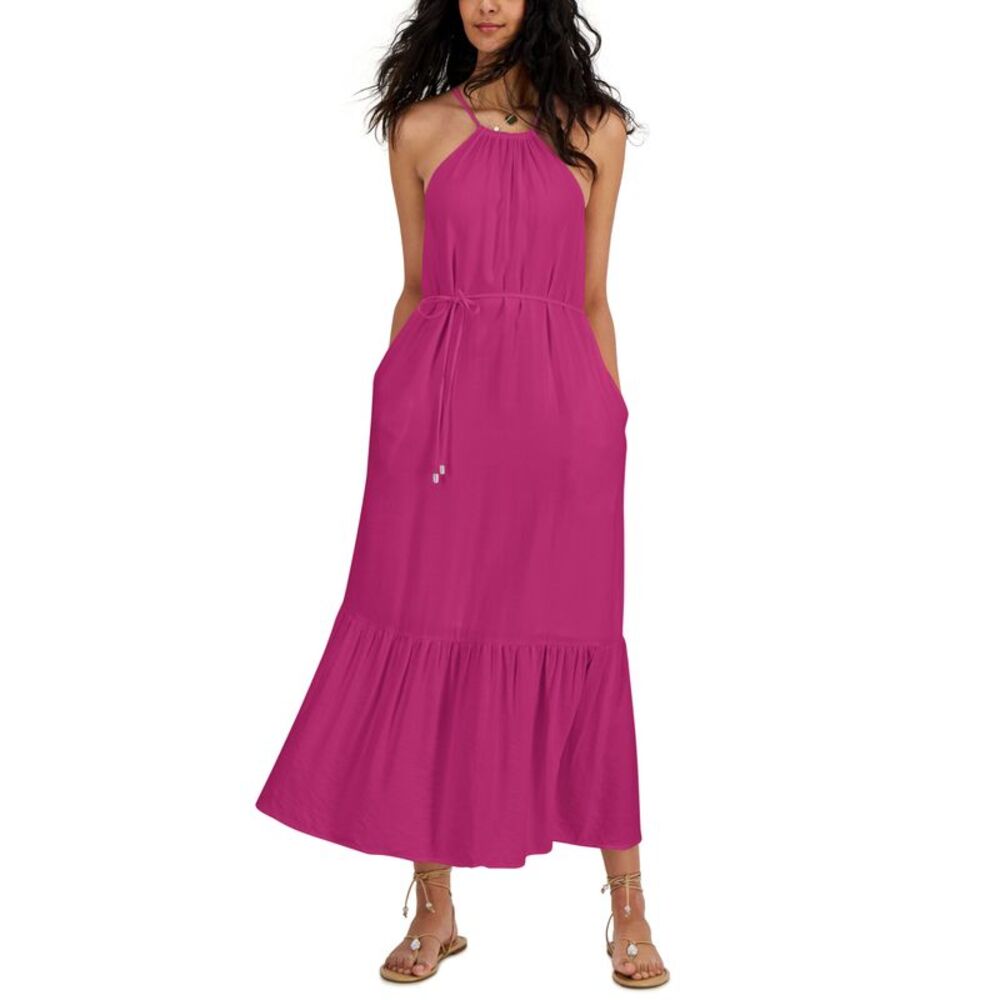 INC International Concepts Women's Tiered Tie-Waist Dress
